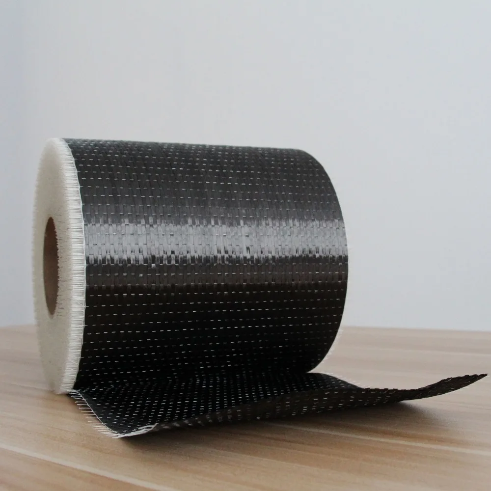 12k 300gsm  Unidirectional Carbon Fiber Cloth Bridge Reinforced By UD Carbon-fibre