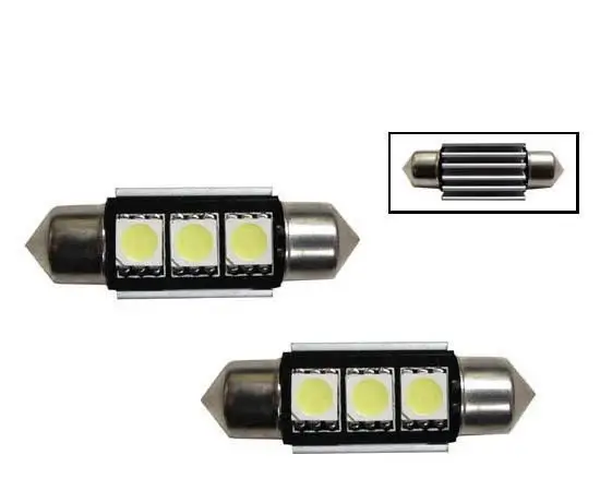 

5 шт. 36 мм 39 мм 41 мм C5W 3 SMD 5050 Светодиодная лампа CANBUS без ошибок гирлянда автомобильный номерной знак светильник автомобильный корпус Внутренняя купольная лампа 12 В