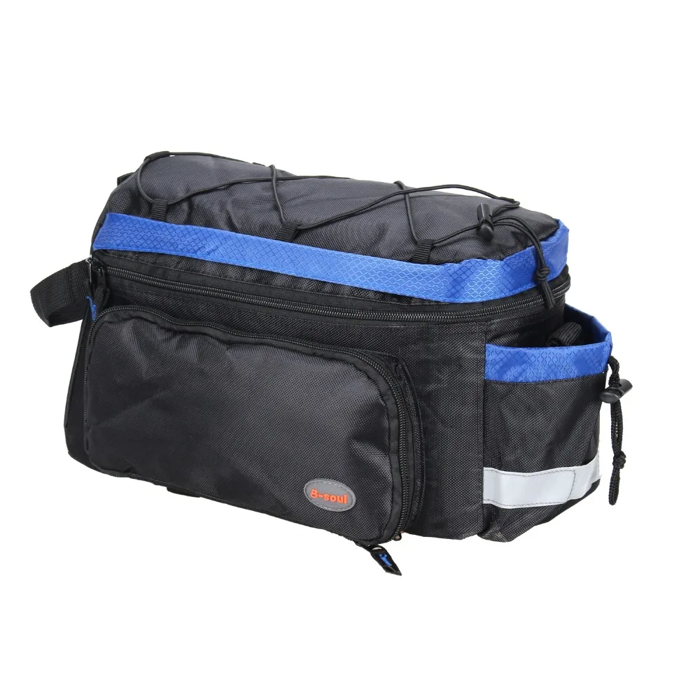 B-SOUL Waterproof Cycling Bicycle Bag Bike Rear Seat Trunk Bag Handbag Bike Panniers Mountain Bike Outdoor Accessories 5 Color