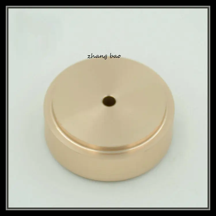 알루미늄 44x17 오디오 앰프 스피커 피트 컴퓨터 기계 매트 4 개, C 스타일 골든 무료 배송