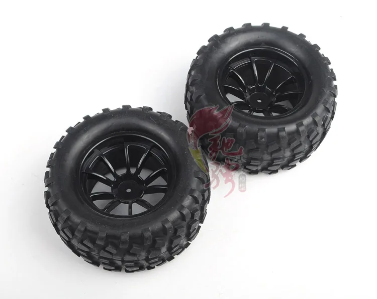 GWOLVES 4 sztuk RC opony obręcz koła dla 1/10 Hex piasty 12mm modele w skali RC samochód HSP Off Road Monster Truck 94111 94108 94188