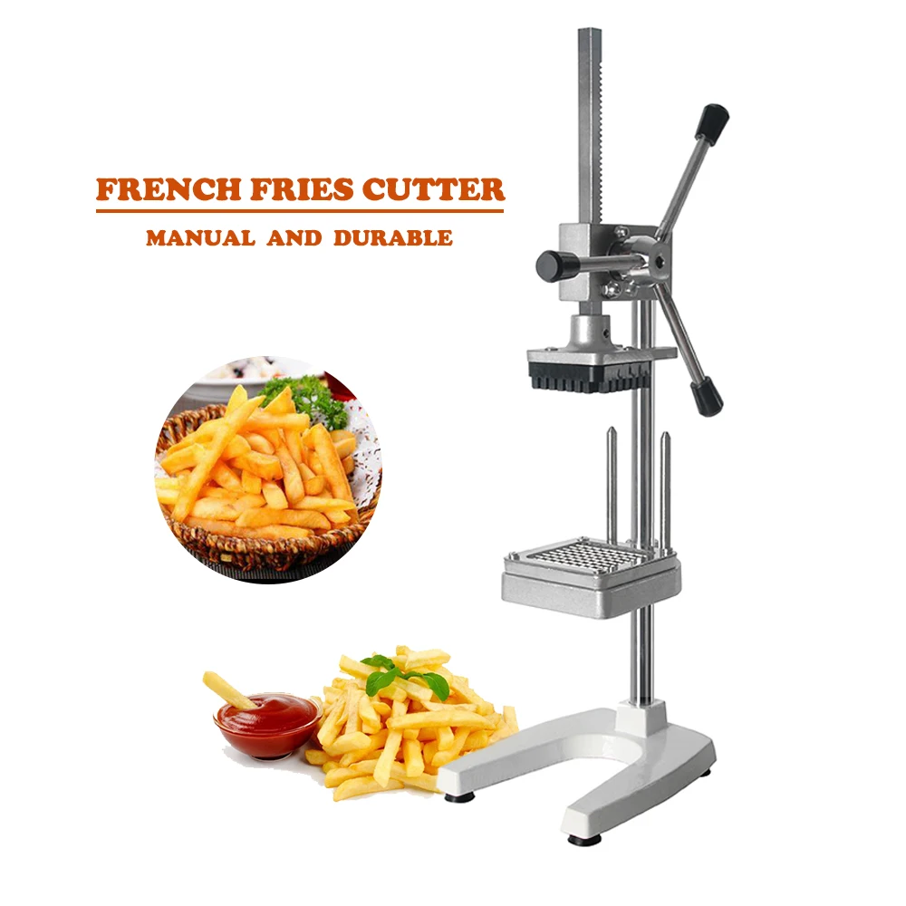 GZZT Footing Potato Chip Cutter French Fries Maker Aluminum Alloy With 3 Blades Carrot Cucumber Vegetable Slicer Kitchen Tool