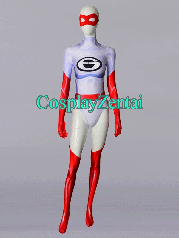

The Incredibles 2 Elastigirl 3D Printing Spandex Woman Catsuit Superhero Costume for Girl