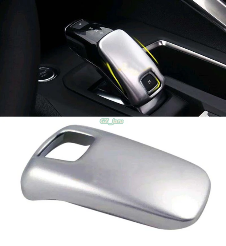 

ABS Plastic Matt Interior Gear Shift Knob Shifter Cover Trim 1pcs For Peugeot 3008 GT 2016 2017