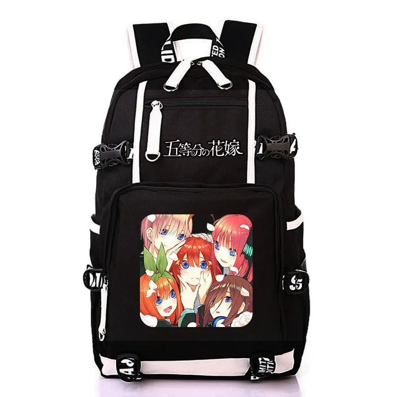 The Quintessential Quintuplets Nakano Miku Cosplay Women Backpack Canvas School Bags for Teenage Girls Laptop Backpack Bookbag