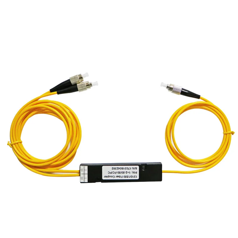 8 PCS FBT splitter mit FC Abs box dual fenster 30/70 90/10 80/20 verhältnis optische verschmolzen koppler für FTTH 3,0mm 1 m kostenloser versand