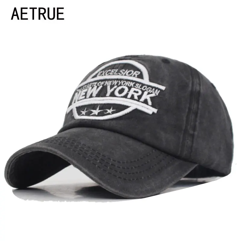

Бейсболка мужская и женская AETRUE, из 100% хлопка, регулируемая