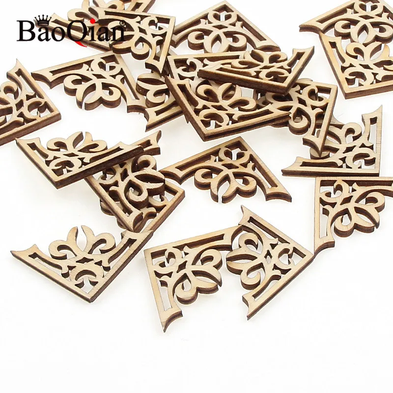 10 Pcs naturalnymi piękny zwierząt wzór drewniane DIY rzemiosła drewna dla Handmade Scrapbooking sztuki akcesoria do szycia dekoracji domu