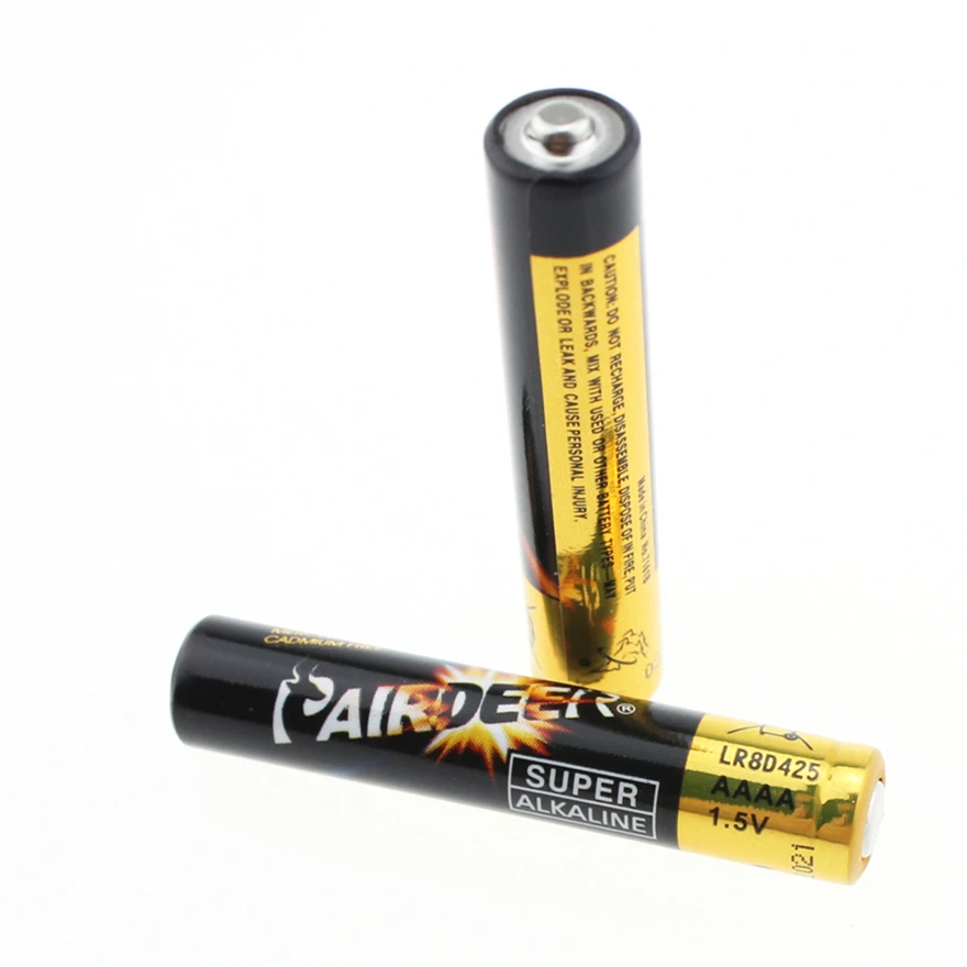 Bateria alcalina primária de 60 dentes de 1.5v aaaa lr61 ultra digital e96 4a bateria de secagem primária para alto-falante bluetooth