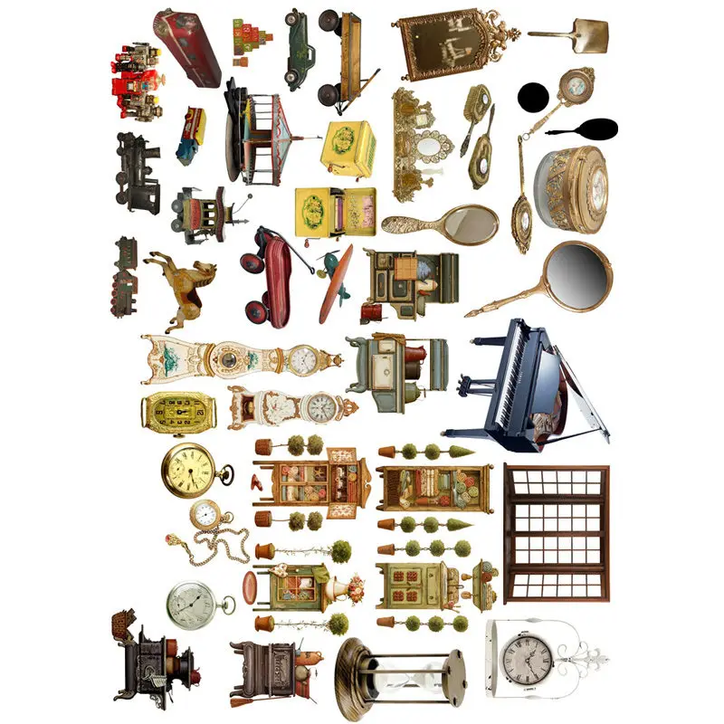 2 pcs/lot Vintage Typewriter Trivia Deco DIY Planner Sticker Album Mohamm Journal Stickers Cute Stationery School Stuff