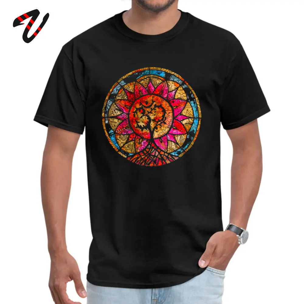 T Shirt Tree of Life Mandala Tee Shirts Summer Latest Camisa New Zealand 100% Jack Russell Terrier O-neck Men T-Shirt Camisa