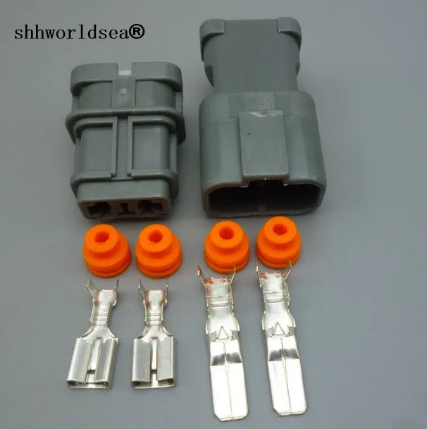 1 Set 2 Pins Automobile Radiator Electric Wiring Socket 7123-6423-30 7222-6423-40 7222-6423-30 7222-6423 Car Connector Assembly