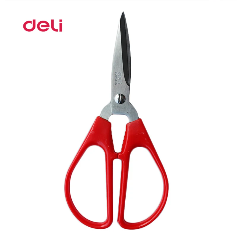 

Deli 165mm Stainless Steel Scissors Business Stationery Office School Supply Tailor Shears Home Kitchen Knife Paper Cutter Tool