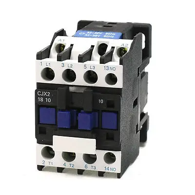 

CJX2-18 Coil Voltage 3 Phase 1NO 50/60Hz AC Contactor Ui 660V Lth 32A