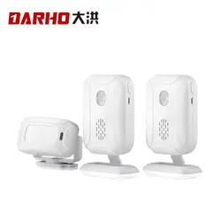 Darho-timbre inalámbrico de bienvenida, 5 funciones, alarma nocturna, PIR, Sensor de movimiento de entrada de tienda, Detector infrarrojo, timbre de puerta de inducción