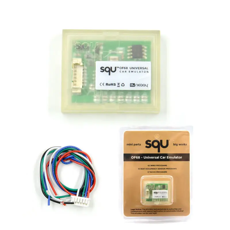 5-10pcs SQU OF68 OF80 Universal car emulator SQU OF 68 support IMMO/Seat accupancy sensor/Tacho Programs high quality