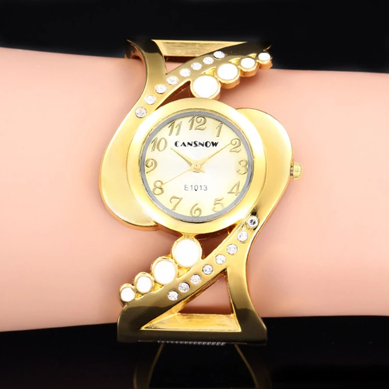 

Women Bangle Watches Top Brand Luxury Woman Gold Silver Rhinestone Bracelet Watch Ladies Girls Casual Clock 11 Nov11 Reloj Mujer