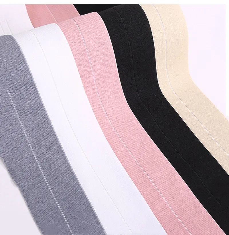 6cm Folded Elastic Band Over Elastic Spandex Satin  Rubber Band Underwear Edging Waist Elastic Band Ties Clothing Accessories 1m