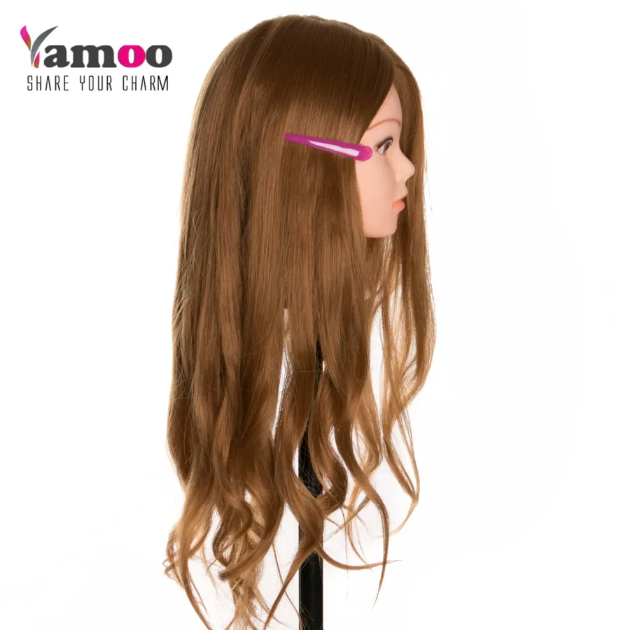 Cosmetology Mannequin Heads with Hair   Mannequin Head Can Be Curly With Makeup