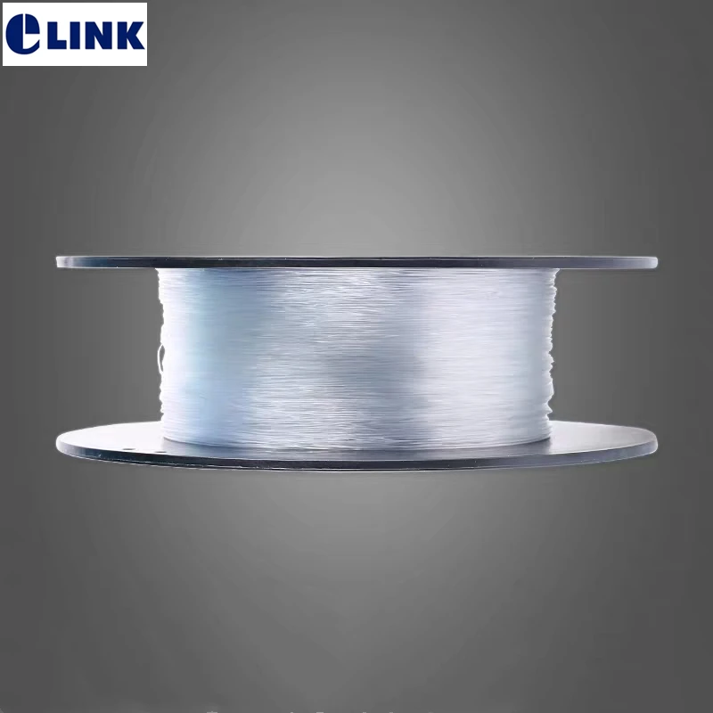 

ELINK Invisible Optical Cable, TAC Transparent Cable, SM Bend Insensitive Fiber, 0.9mm, OS2, 2000m 500m 1000mtr