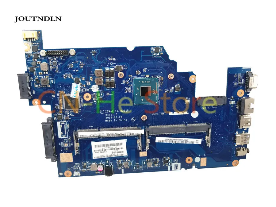 

FOR acer aspire E5-511 Laptop motherboard DDR3 Z5WAL LA-B211P NBMPK11001 NB.MPK11.001 w/ n3530 cpu