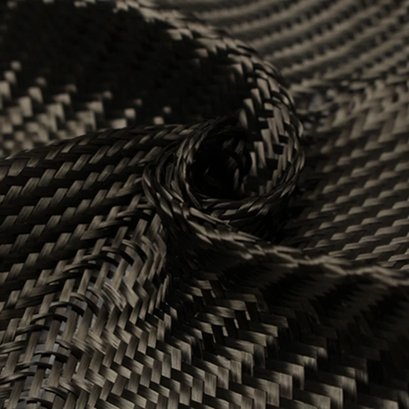 Carbon Fiber Fabric 3K 2/2 Twill Woven 0.28mm Thick 5 Counts/cm Carbon Yarn Weave Cloth For Car Parts Sport Equipments