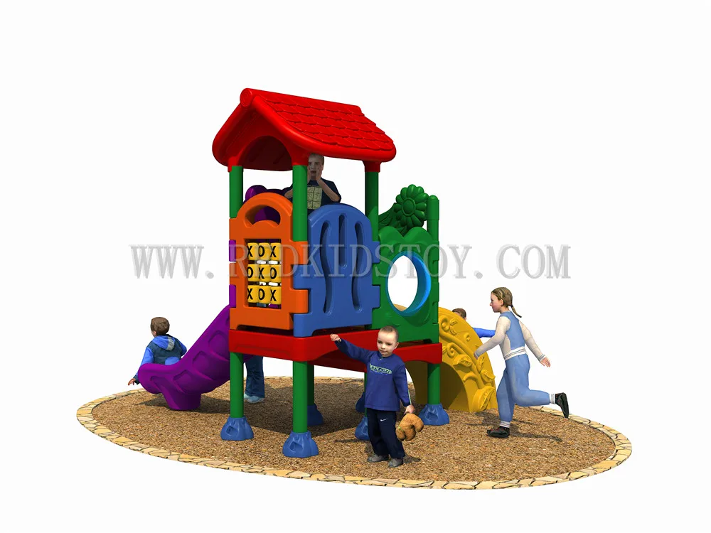 Exported to Nicaragua Safety Kindergarten Plastic Playground CE Certified Plaza De Juegos  HZ-ML165201