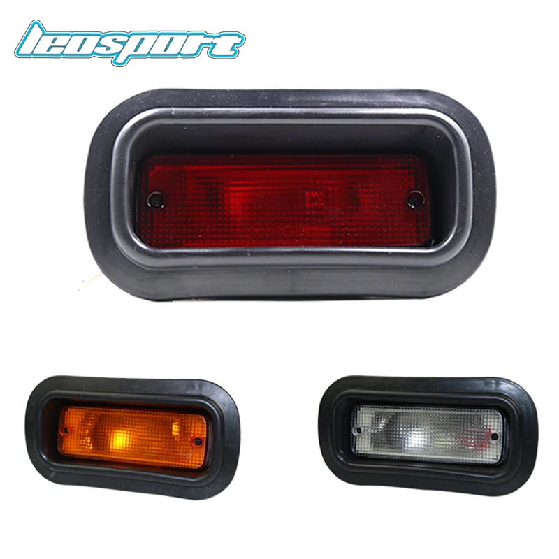 High Quality Universa For HONDA-CIVIC-DEL-SOL-CRX-EF-SI-JDM-EDM-CUSTOM-RED-LENS-REAR-BUMPER-FOG-LIGHf1