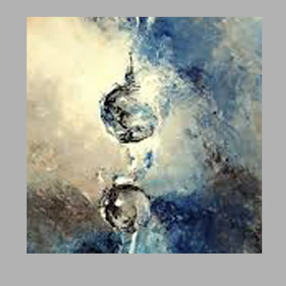 Abstract One Drop of Water Modern Wall Art Canvas High Quality Handmade Oil Painting