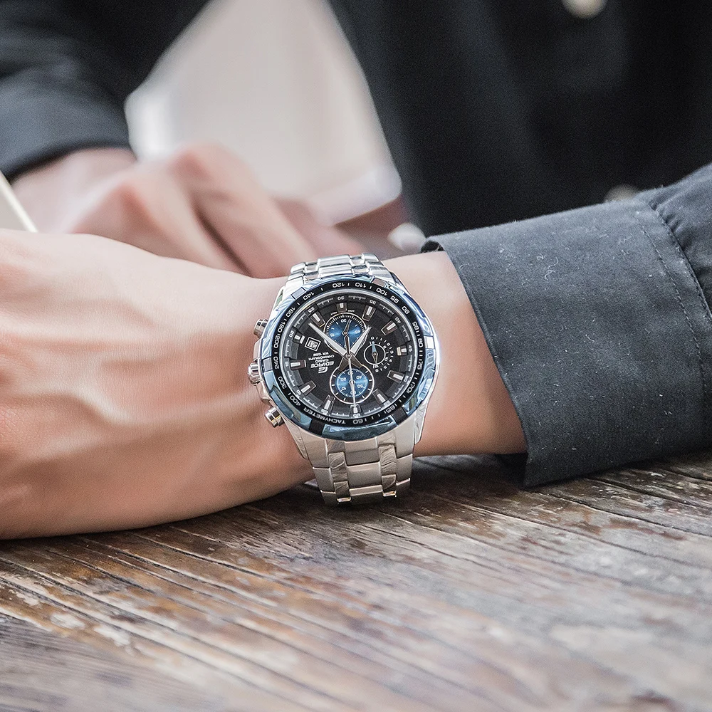 Reloj Casio Edifice reloj de los mejores hombres de la marca de lujo reloj de cuarzo Luminoso Cronógrafo Luminoso de los hombres reloj F1 elemento