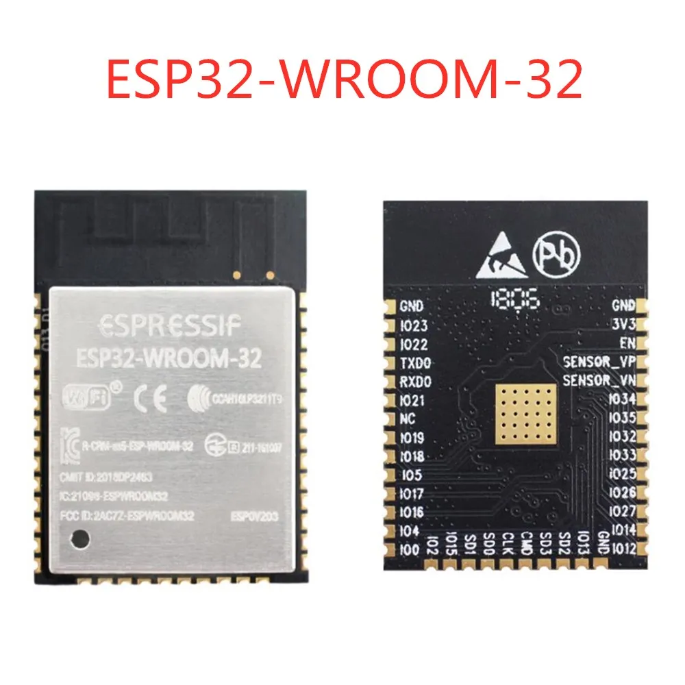 

10PCS ESP32 ESP-WROOM-32 WiFi + Bluetooth 4.2 dual-core CPU MCU low-power 2.4G ESP32-WROOM-32 4MB /8MB/ 16MB FLASH