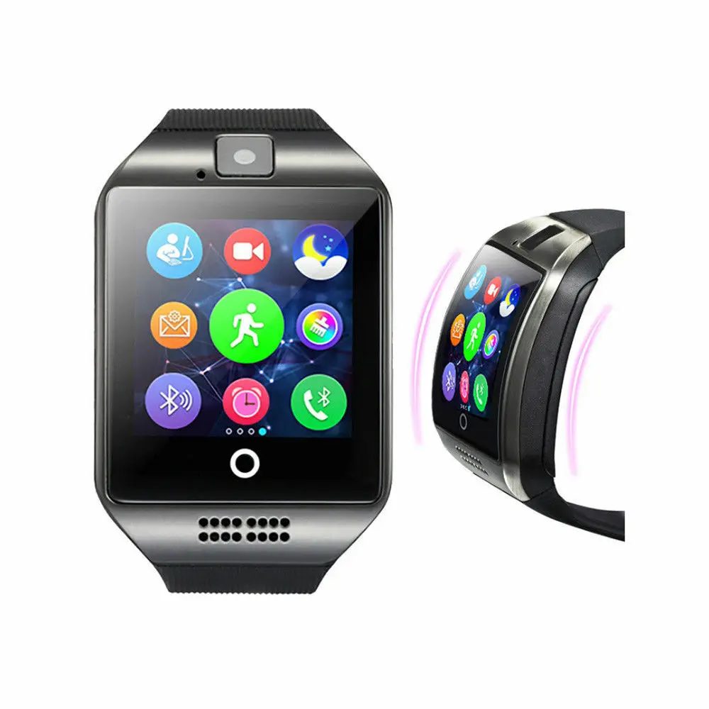 Bluetooth Touch Screen Q18 Smart Watch For Android mobiles iPhone X 8 Sim Card smartwatch