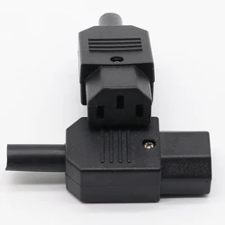 1 pcs Wholesale Price Black IEC 320 C13 Female Plug Rewirable Power Connector 3pin Socket 10A /250V