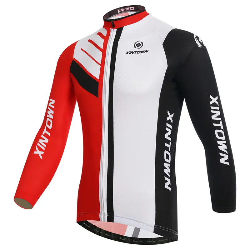 Xintown Autumn Long Sleeve Cycling Jersey Bike Team Racing Cycling Clothing Ropa invierno Ciclismo Pro Sport Bicycle Sportswear