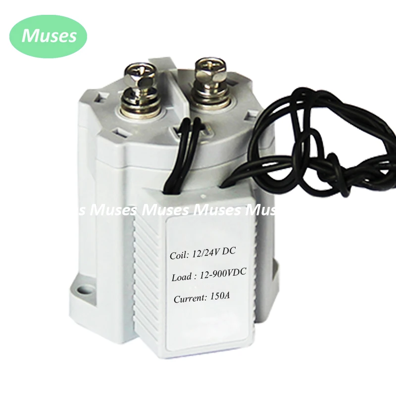

2W power consumption 12V 24V coil rated 500V 150A high voltage epoxy resin sealed dc relay dc contactor