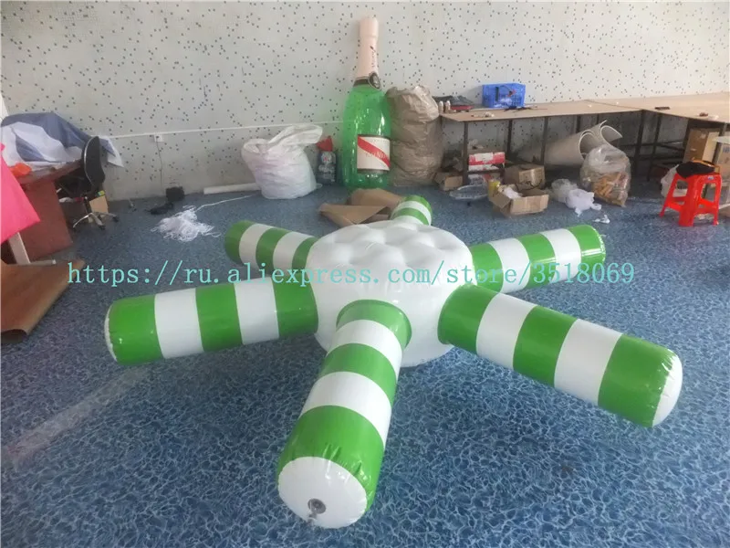 Sell inflatable water park supporting game equipment, inflatable water toys, inflatable water floating starfish.