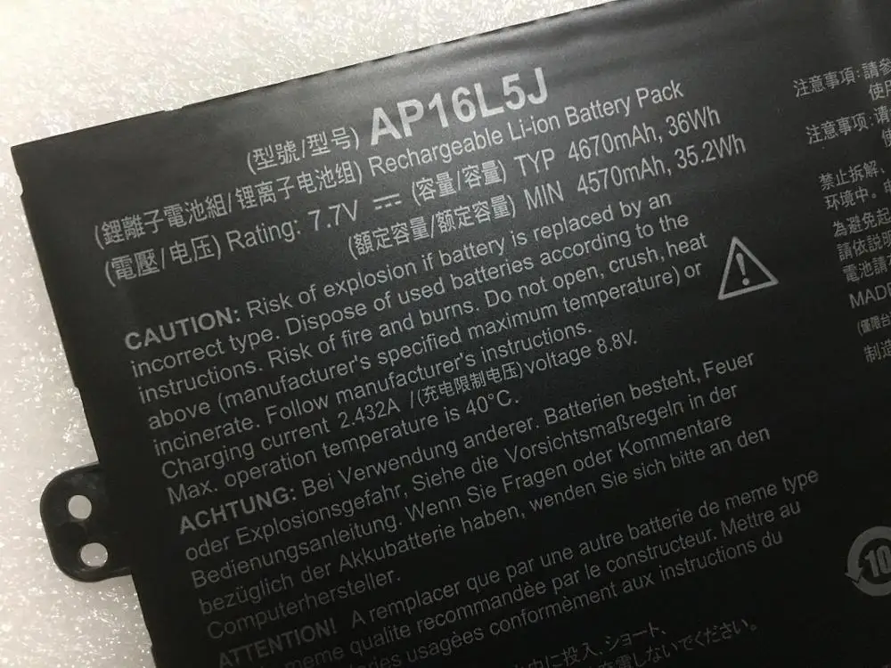 Imagem -04 - Supstone Genuíno Ap16l5j Bateria do Portátil para Acer Switch Interruptor 5sf51452t83u3 Sf514-52t96w1 Rotação Sp11132n N17h1 N17w3