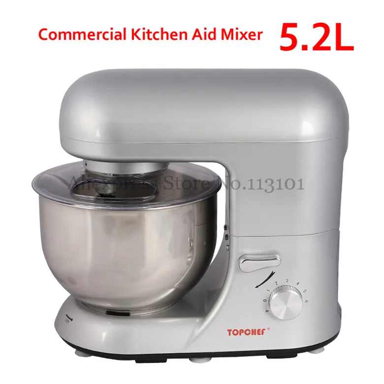 Kitchen Aid Mixer Blender Commercial Electric Mixer 5.2L or 7L 220V