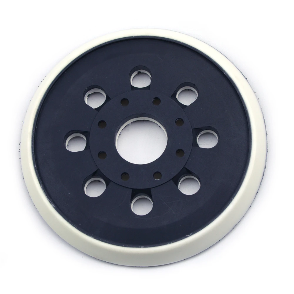 POLIWELL 5 inch 125 mm 17 Holes Backing Pad Hoop & Loop Sanding Pads for Sanding Disc Holder Dust Free Electric Power Sander Pad