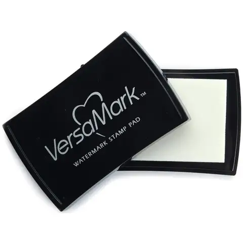 Bilashmart Tsukineko VM-001 VMS VersaMark Pigment Inkpad Clear Watermark Stamp Pad Japan