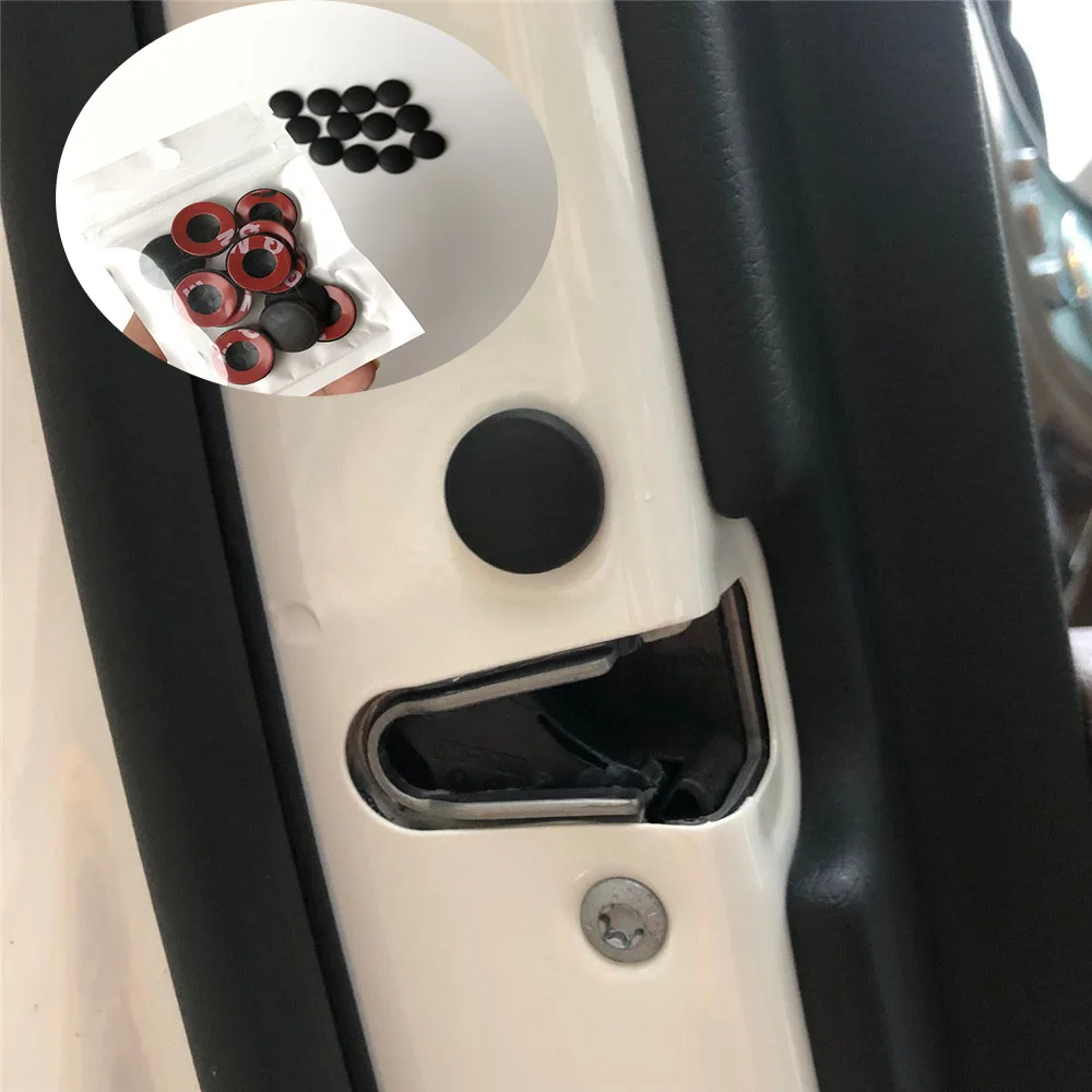 12 шт., автомобильные наклейки на дверные замки