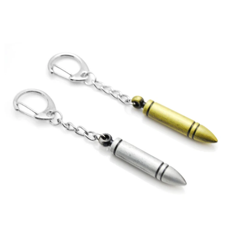 Original new Novelty Counter Strike Revolver Guns Bullet Keychain Men Trinket CS GO Plane Key Ring Jewelry Male Souvenirs Gift