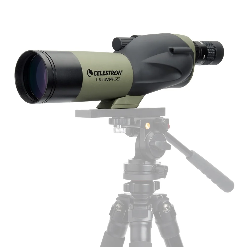 

Celestron ULTIMA65 STRAIGHT Spotting Scope 18x-55x Zoom Telescope Multi-Coated Waterproof for Bird Watching Hunting Travel