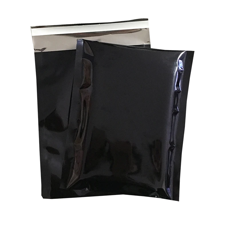 Black poly mailer bag C5 162x229mm black mailing bag 7x10 matte black poly mailer