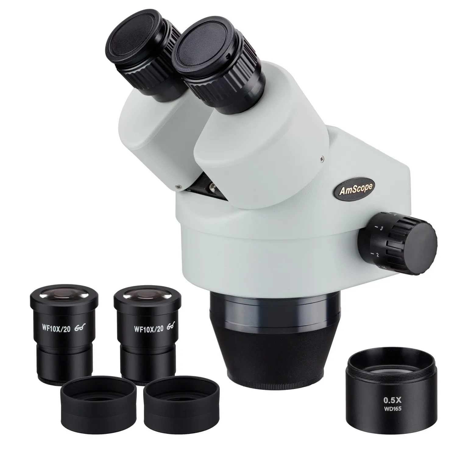 AmScope 3.5X-45X Binocular Zoom Power Stereo Microscope Head   SM3545B