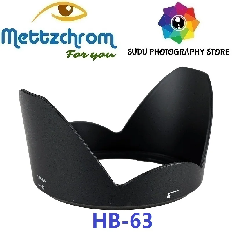 Mettzchrom HB-63 عدسة هود لنيكون AF-S 24-85 مللي متر F3.5/4.5G ED VR عدسة HB63 HB 63