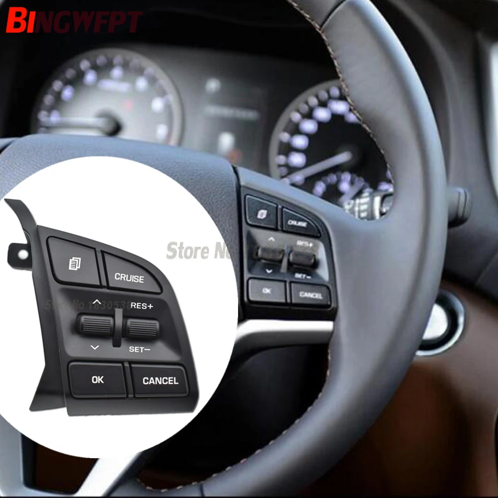 Steering Wheel Cruise Control Switch Button 96720D3200 For Hyundai Tucson IX35 2015 2016 2017 2018 2019 1.6T/2.0