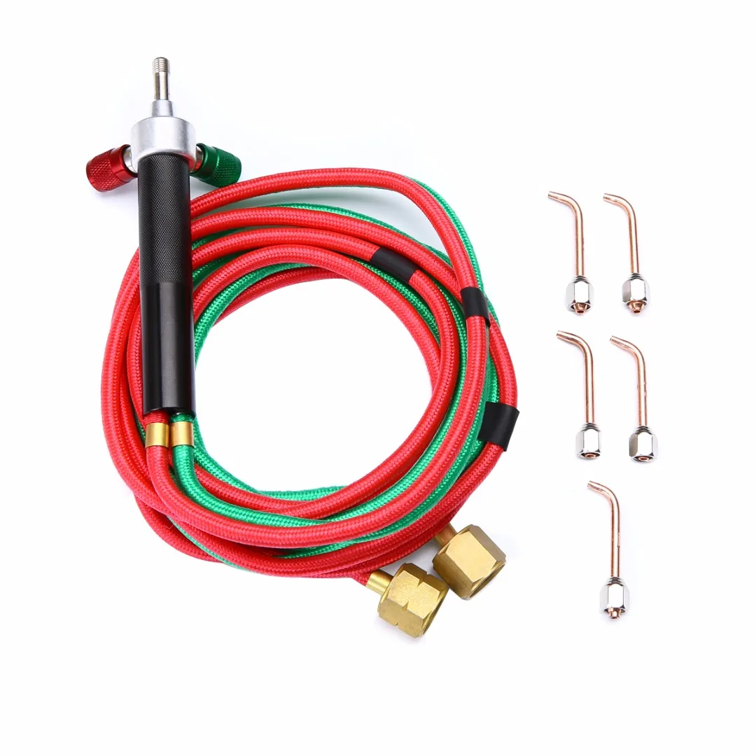 

1set Gas Oxygen Butane Welding Torch Acetylene Cutting Kit With 5 Nozzles New welding tools