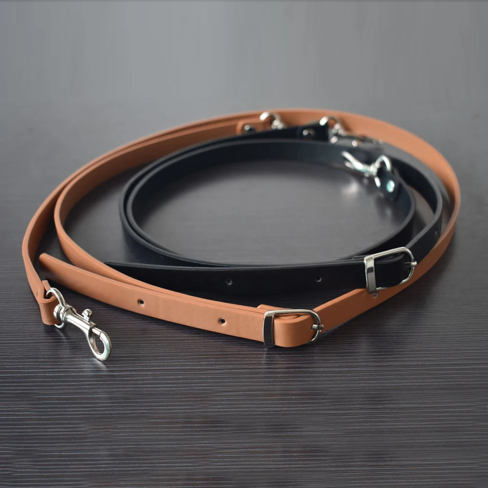 Adjustable Leather Hand Bag Strap Shoulder Bag Belts Replacement Bronze Gold Silver Buckle Bag Parts Accessories 135CM for Women