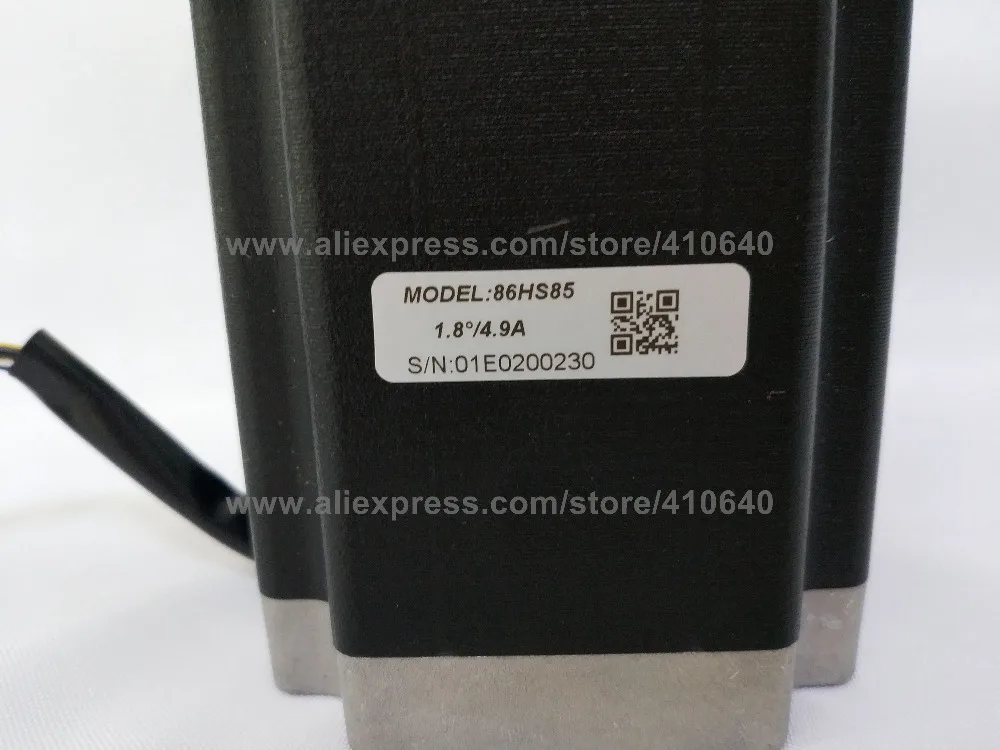Imagem -06 - Genuine Leadshine 86hs85 Fase Nema 34 do Motor de Passo Híbrido Motor com n. m 4.9 a um Comprimento de 118 mm do Eixo 12.7 mm